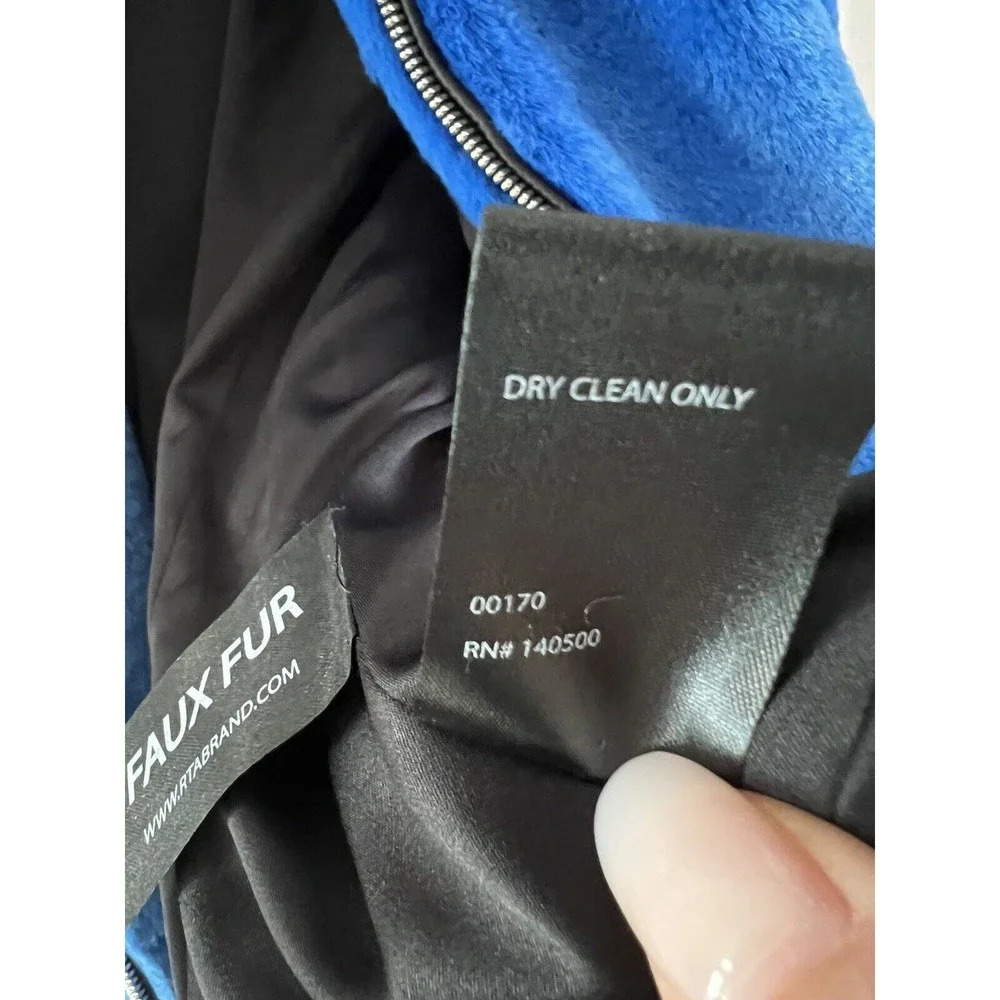 RtA‎ REESE JACKET MAGNETIC BLUE Oversized Size Medium NEW! MSRP $395 - Picture 9 of 10